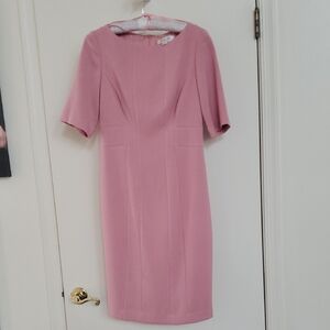 NWOT Harper Rose Dusty Pink Midi Sheath Dress 4 Reg lined